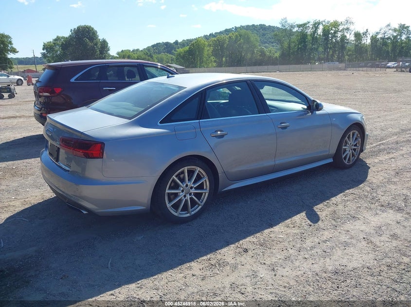 2017 Audi A6 VIN WAUG8AFC1HN058127 IAAI salvage auction — HAIL, Salvage Title, sold $5,650 on 2026-07-27 (photo 4)