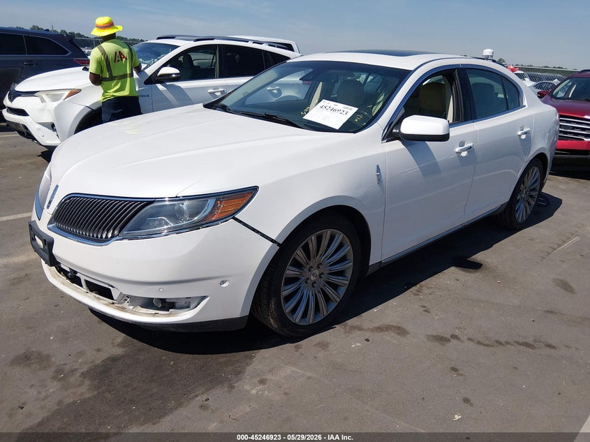 2014 Lincoln Mks VIN 1LNHL9DKXEG612341 IAAI salvage auction — FRONT END, Salvage Title, sold $1,000 on 2026-07-17 (photo 2)