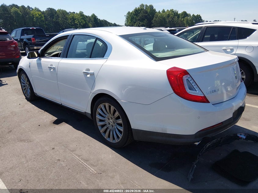 2014 Lincoln Mks VIN 1LNHL9DKXEG612341 IAAI salvage auction — FRONT END, Salvage Title, sold $1,000 on 2026-07-17 (photo 3)