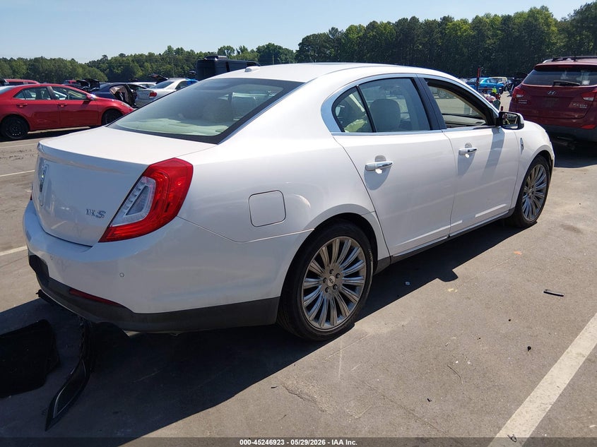 2014 Lincoln Mks VIN 1LNHL9DKXEG612341 IAAI salvage auction — FRONT END, Salvage Title, sold $1,000 on 2026-07-17 (photo 4)
