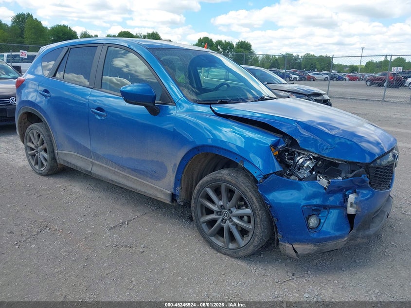 2014 Mazda Cx-5 VIN JM3KE4DYXE0317591 IAAI salvage auction — FRONT END, Salvage Title, sold $2,950 on 2026-07-16 (photo 1)