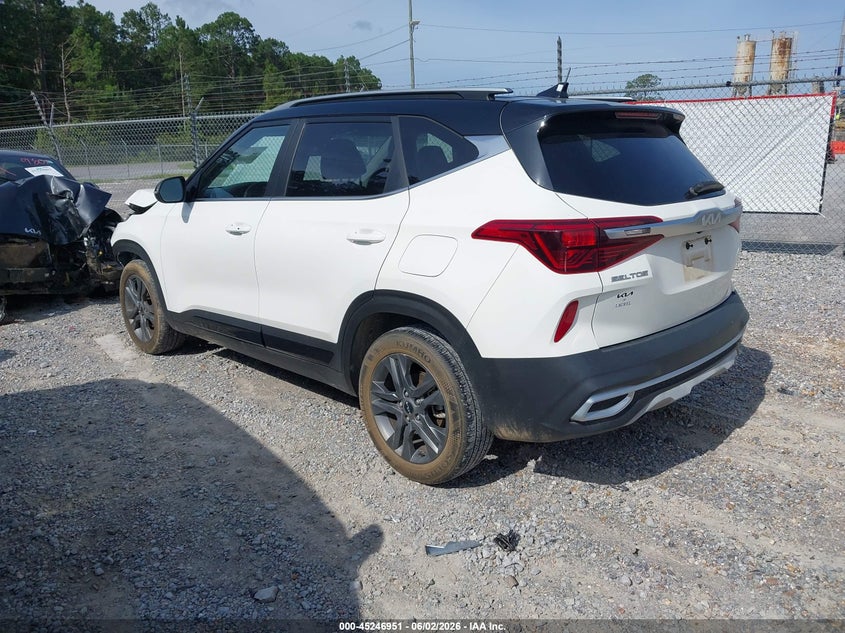2023 Kia Seltos VIN KNDEU2AA2P7373846 IAAI salvage auction — LEFT FRONT, Salvage (Mississippi), sold $7,000 on 2026-07-17 (photo 3)