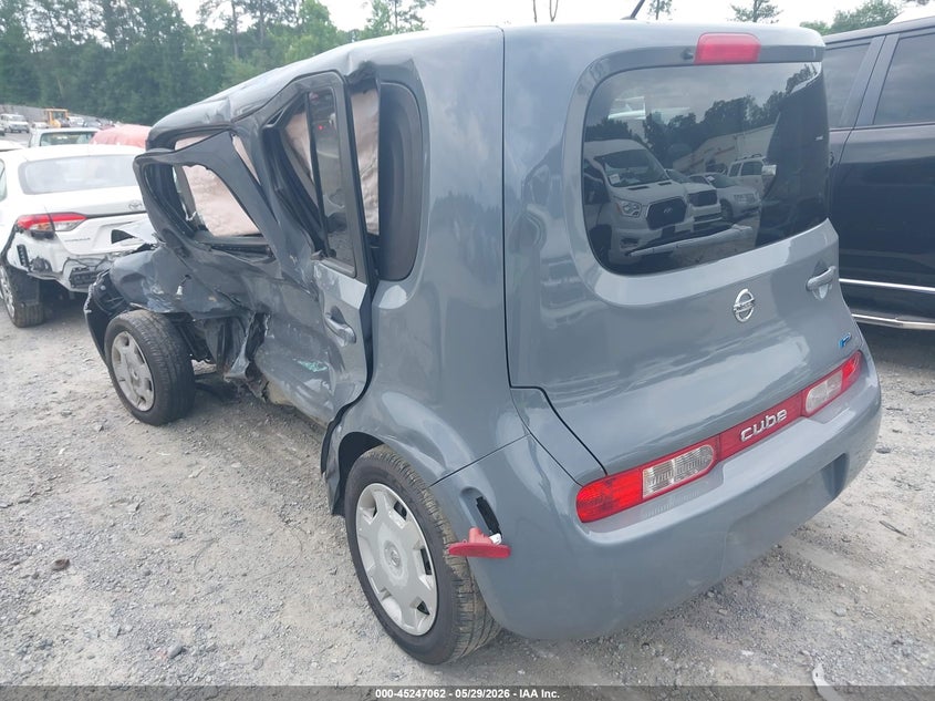2013 Nissan Cube VIN JN8AZ2KR0DT300423 IAAI salvage auction — LEFT SIDE, Salvage Title, sold $325 on 2026-07-14 (photo 3)