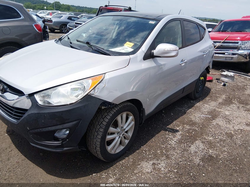 2011 Hyundai Tucson VIN KM8JUCAC4BU228416 IAAI salvage auction — LEFT SIDE, Clear (Oklahoma), sold $2,000 on 2026-08-01 (photo 6)