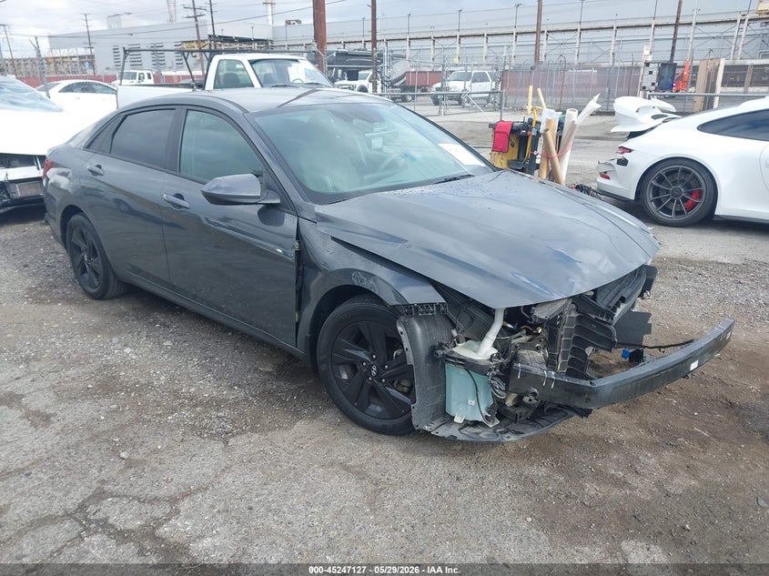 2023 Hyundai Elantra VIN KMHLM4AG4PU577925 IAAI salvage auction — FRONT END, Salvage (California), sold $2,150 on 2026-07-28 (photo 1)