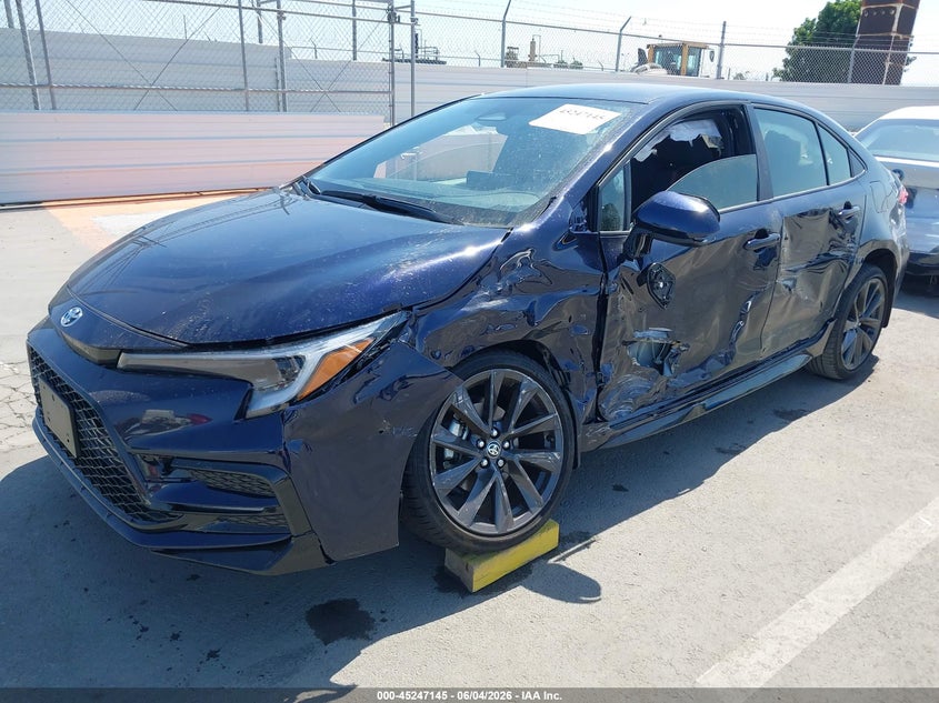 2026 Toyota Corolla VIN JTDBCMFEXT3147293 IAAI salvage auction — LEFT SIDE, Salvage Title, sold $8,775 on 2026-07-15 (photo 2)