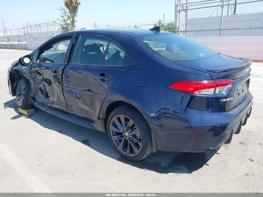 2026 Toyota Corolla VIN JTDBCMFEXT3147293 IAAI salvage auction — LEFT SIDE, Salvage Title, sold $8,775 on 2026-07-15 (photo 3)