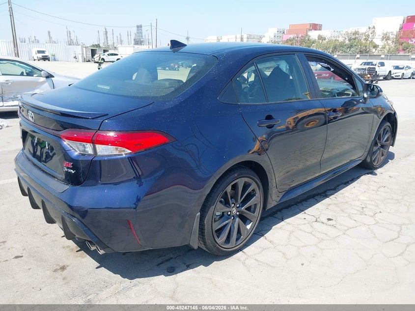 2026 Toyota Corolla VIN JTDBCMFEXT3147293 IAAI salvage auction — LEFT SIDE, Salvage Title, sold $8,775 on 2026-07-15 (photo 4)