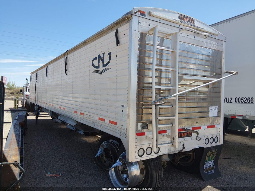 2020 Timpte Grain trailer VIN 1TDH42223LB167219 IAAI salvage auction — SIDE, Salvage (New Mexico), sold $500 on 2026-07-15 (photo 3)