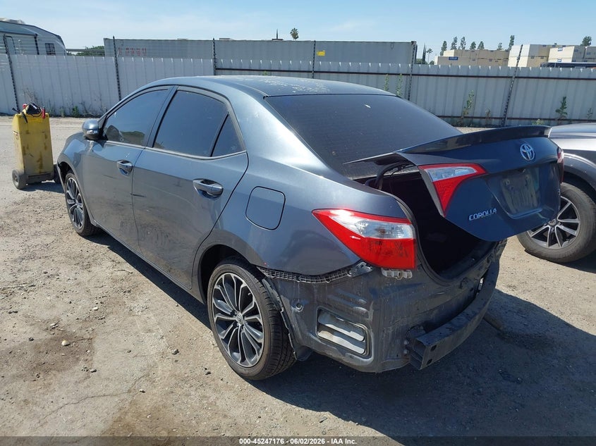2015 Toyota Corolla VIN 5YFBURHE4FP274074 IAAI salvage auction — REAR END, Salvage (California), sold $1,650 on 2026-07-28 (photo 3)