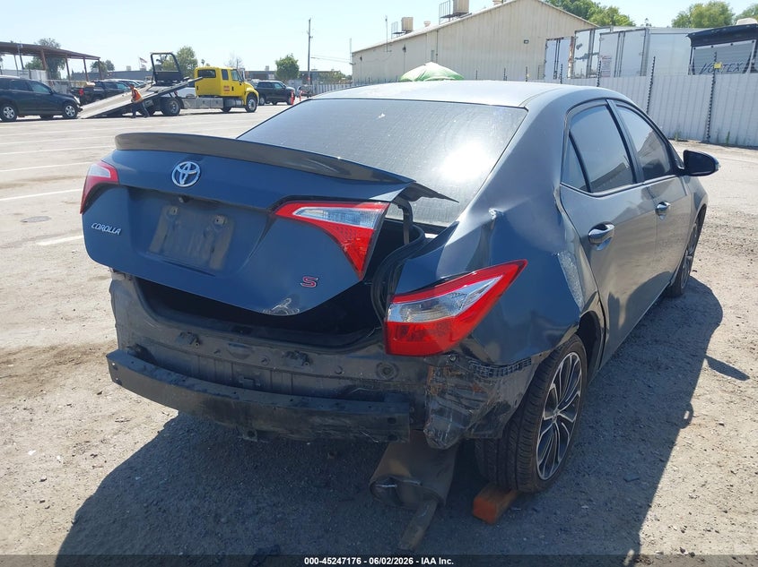 2015 Toyota Corolla VIN 5YFBURHE4FP274074 IAAI salvage auction — REAR END, Salvage (California), sold $1,650 on 2026-07-28 (photo 4)