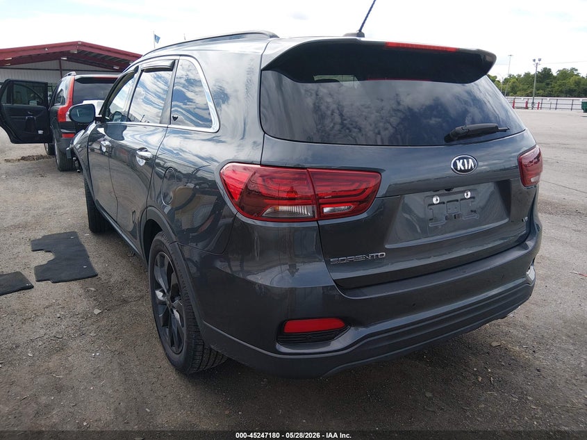 2020 Kia Sorento VIN 5XYPG4A58LG665464 IAAI salvage auction — FRONT END, Salvage Title, sold $2,850 on 2026-07-27 (photo 3)