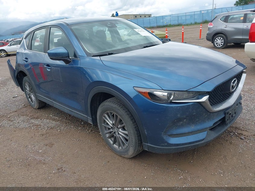 2018 Mazda Cx-5 VIN JM3KFBBM6J0392378 IAAI salvage auction — REAR END, Salvage Title, sold $3,850 on 2026-07-29 (photo 1)