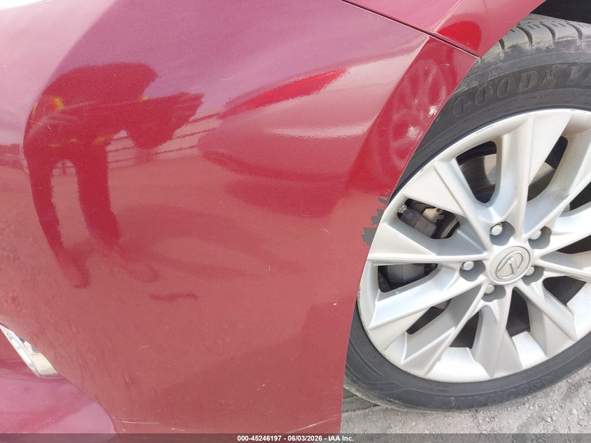 2013 Lexus ES VIN JTHBW1GG3D2008702 IAAI salvage auction — HAIL, Salvage (Iowa), sold $2,200 on 2026-07-13 (photo 6)