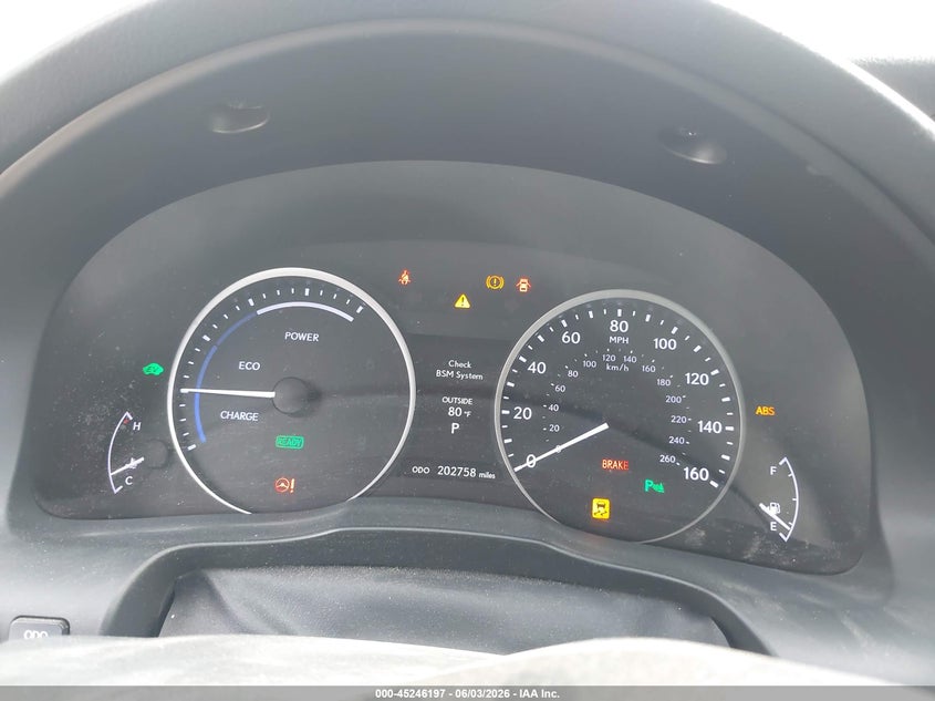 2013 Lexus ES VIN JTHBW1GG3D2008702 IAAI salvage auction — HAIL, Salvage (Iowa), sold $2,200 on 2026-07-13 (photo 7)
