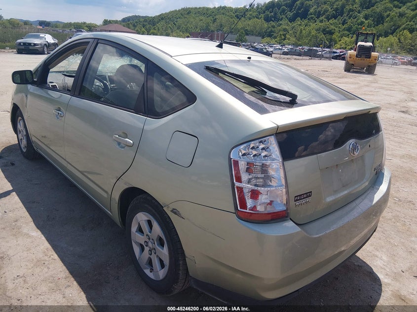 2006 Toyota Prius VIN JTDKB22U663145761 IAAI salvage auction — FRONT END, Clear (Virginia), sold $175 on 2026-07-09 (photo 3)