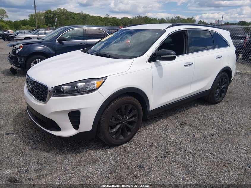 2020 Kia Sorento VIN 5XYPG4A54LG652629 IAAI salvage auction — REAR END, Salvage (Delaware), sold $3,950 on 2026-07-06 (photo 2)