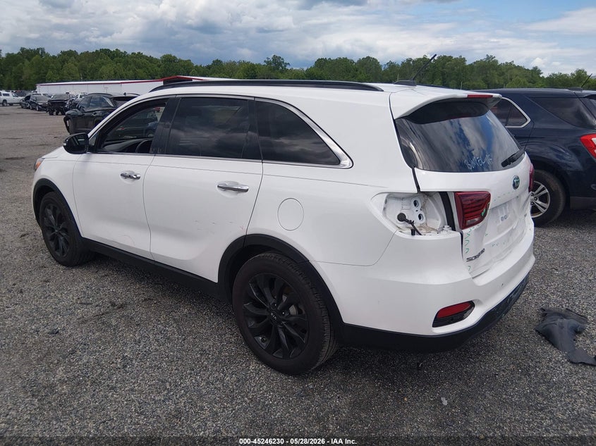 2020 Kia Sorento VIN 5XYPG4A54LG652629 IAAI salvage auction — REAR END, Salvage (Delaware), sold $3,950 on 2026-07-06 (photo 3)