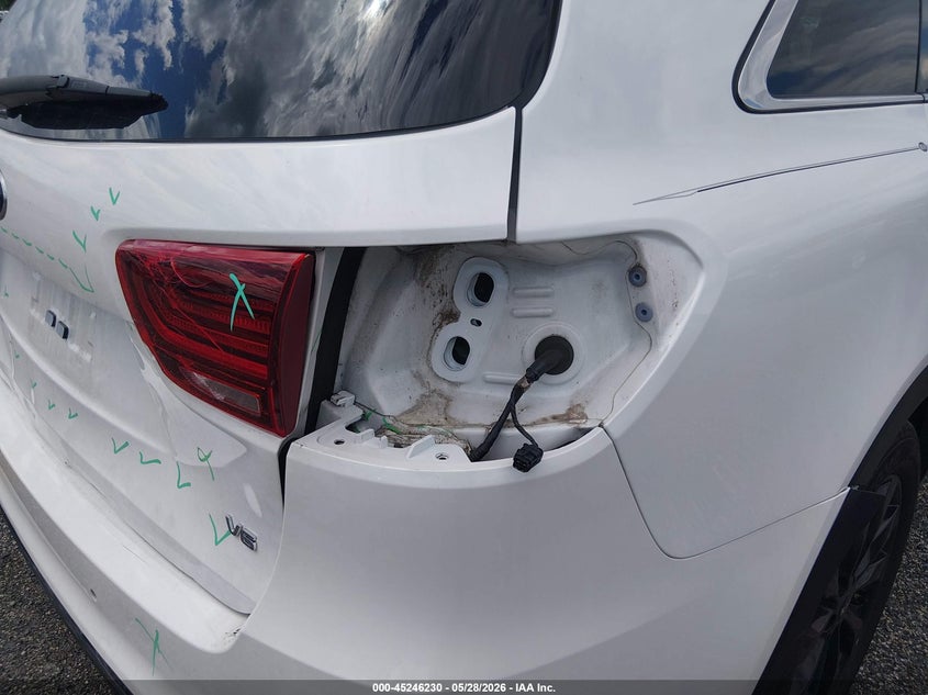 2020 Kia Sorento VIN 5XYPG4A54LG652629 IAAI salvage auction — REAR END, Salvage (Delaware), sold $3,950 on 2026-07-06 (photo 6)