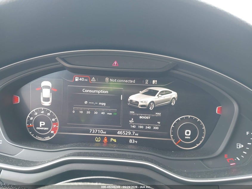 2018 Audi S5 VIN WAUB4CF52JA073929 IAAI salvage auction — FRONT END, Salvage Title, sold $9,175 on 2026-08-05 (photo 7)