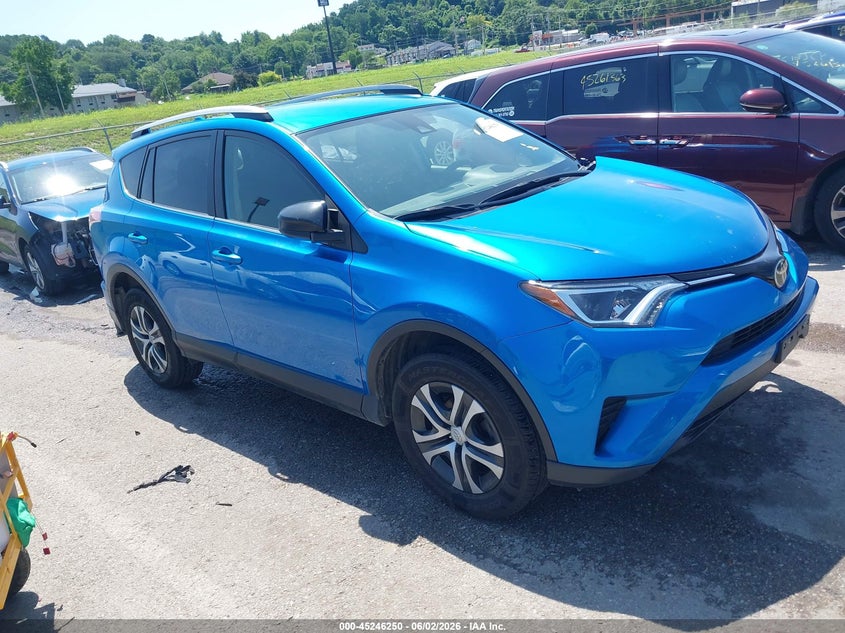 2018 Toyota Rav 4 VIN JTMBFREV7JJ187393 IAAI salvage auction — LEFT FRONT, Salvage (Missouri), sold $4,150 on 2026-07-14 (photo 1)