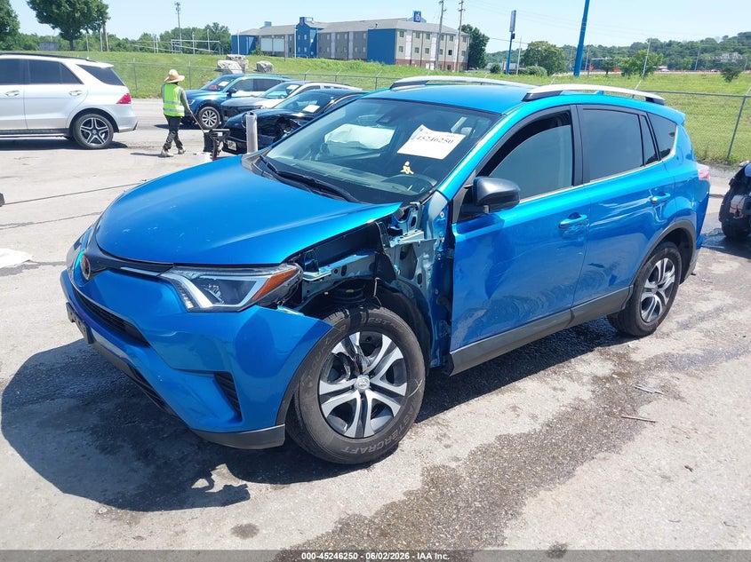 2018 Toyota Rav 4 VIN JTMBFREV7JJ187393 IAAI salvage auction — LEFT FRONT, Salvage (Missouri), sold $4,150 on 2026-07-14 (photo 2)