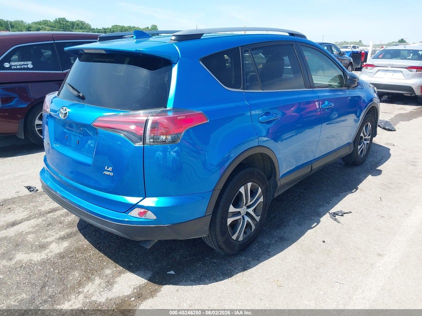 2018 Toyota Rav 4 VIN JTMBFREV7JJ187393 IAAI salvage auction — LEFT FRONT, Salvage (Missouri), sold $4,150 on 2026-07-14 (photo 4)