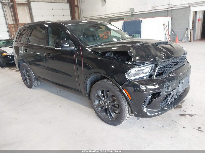 2026 Dodge Durango VIN 1C4RDJDG5TC166204 IAAI salvage auction — FRONT END, Salvage Title, sold $20,200 on 2026-07-18 (photo 1)