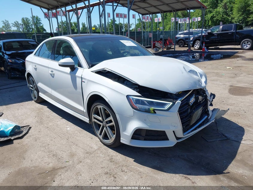 2018 Audi A3 VIN WAUJ8GFF8J1094395 IAAI salvage auction — FRONT END, Salvage - Greater Than 75% (Maryland), sold $1,900 on 2026-07-30 (photo 1)