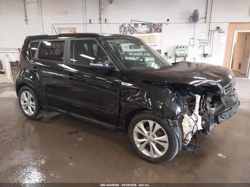 2014 Kia Soul VIN KNDJP3A52E7019790 IAAI salvage auction — FRONT END, Salvage Title, sold $350 on 2026-07-13 (photo 1)