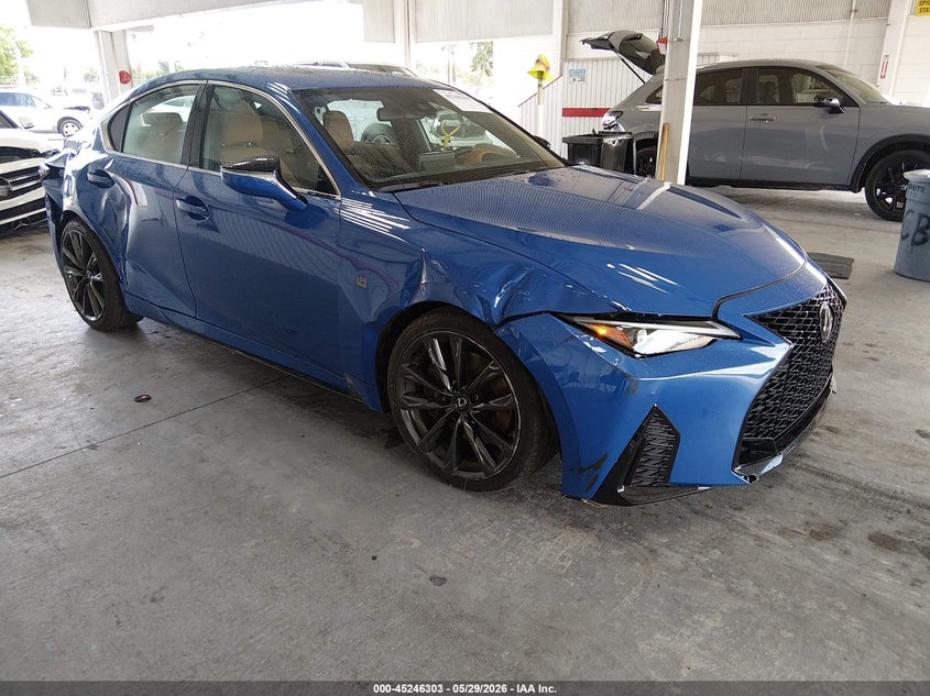 2023 Lexus Is VIN JTHBZ1B26P5066194 IAAI salvage auction — RIGHT REAR, Salvage Title, sold $21,950 on 2026-07-22 (photo 1)