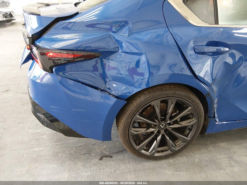 2023 Lexus Is VIN JTHBZ1B26P5066194 IAAI salvage auction — RIGHT REAR, Salvage Title, sold $21,950 on 2026-07-22 (photo 6)