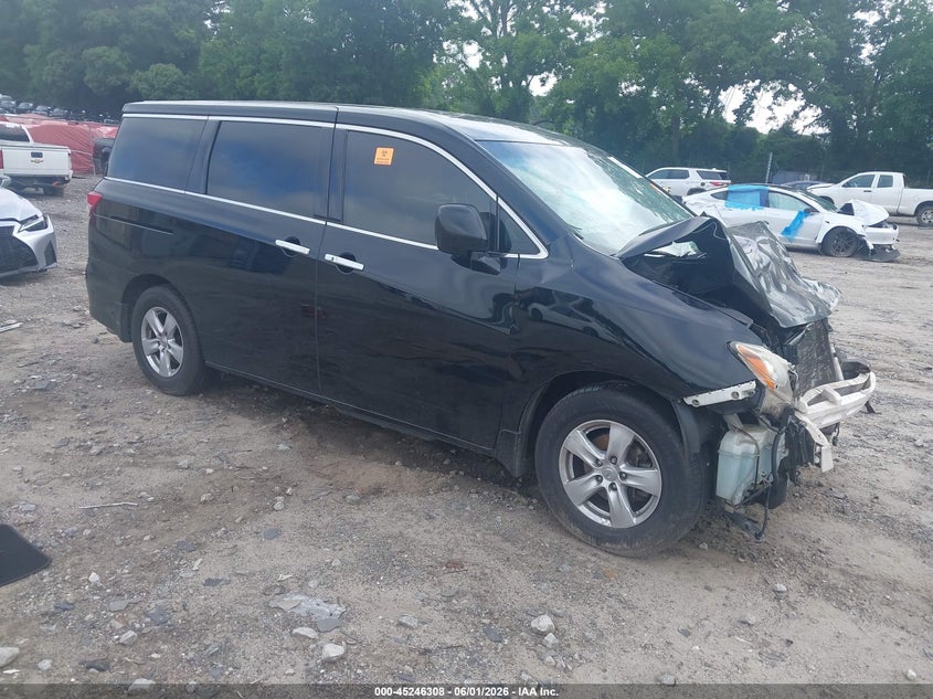 2014 Nissan Quest VIN JN8AE2KPXE9102957 IAAI salvage auction — BIO HAZARD, Salvage Title, sold $275 on 2026-07-10 (photo 1)