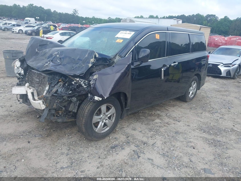 2014 Nissan Quest VIN JN8AE2KPXE9102957 IAAI salvage auction — BIO HAZARD, Salvage Title, sold $275 on 2026-07-10 (photo 2)