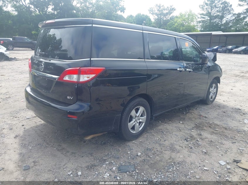 2014 Nissan Quest VIN JN8AE2KPXE9102957 IAAI salvage auction — BIO HAZARD, Salvage Title, sold $275 on 2026-07-10 (photo 4)