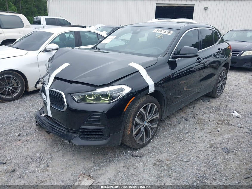 2022 BMW X2 VIN WBXYH9C08N5T73912 IAAI salvage auction — FRONT END, Salvage Title, sold $3,500 on 2026-07-28 (photo 2)