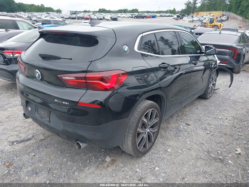 2022 BMW X2 VIN WBXYH9C08N5T73912 IAAI salvage auction — FRONT END, Salvage Title, sold $3,500 on 2026-07-28 (photo 4)