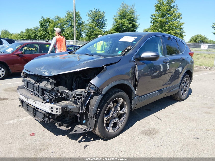 2018 Honda Cr-v VIN 7FARW2H83JE036705 IAAI salvage auction — FRONT END, Salvage (New Jersey), sold $6,350 on 2026-07-06 (photo 2)