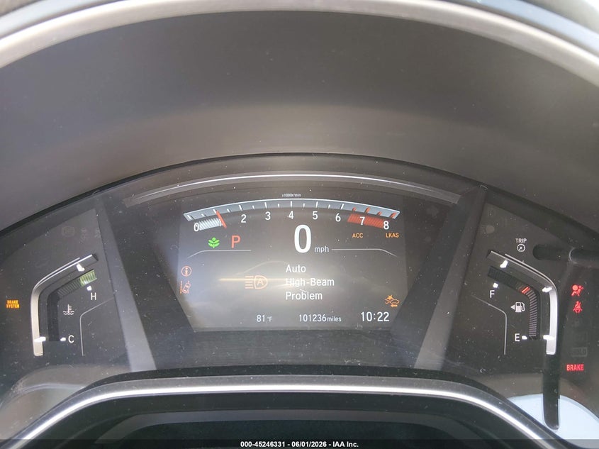 2018 Honda Cr-v VIN 7FARW2H83JE036705 IAAI salvage auction — FRONT END, Salvage (New Jersey), sold $6,350 on 2026-07-06 (photo 7)