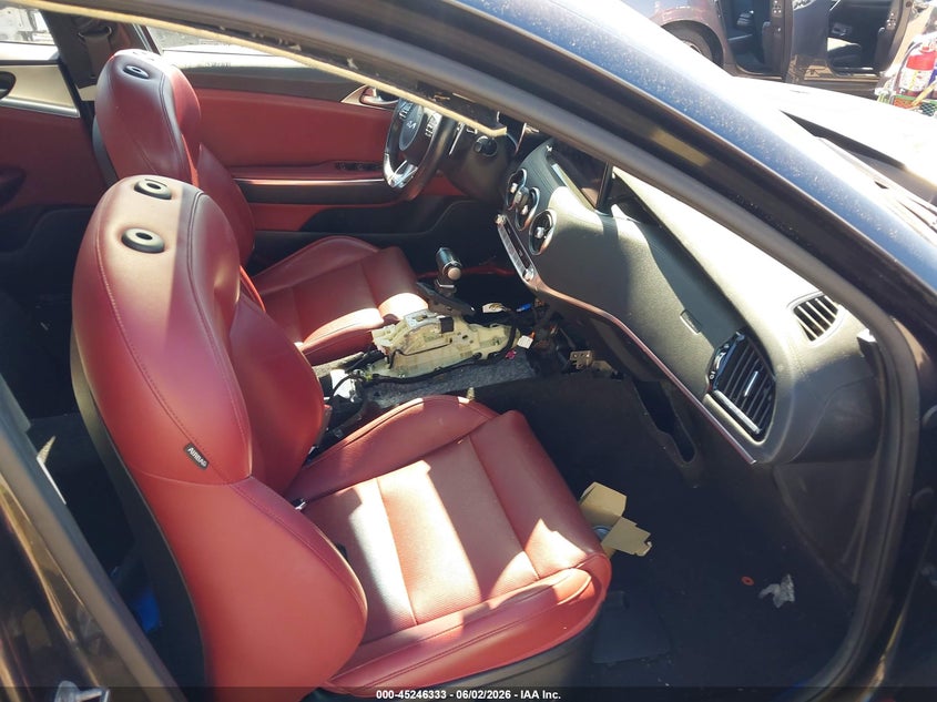 2022 Kia Stinger VIN KNAE45LC8N6108381 IAAI salvage auction — FRONT END, Salvage Title, sold $25 on 2026-07-15 (photo 5)