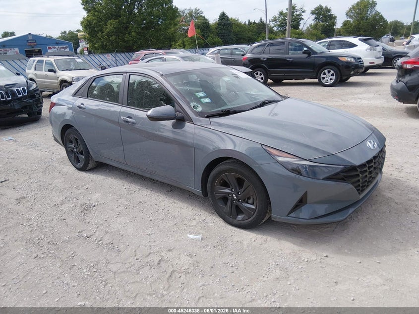 2022 Hyundai Elantra VIN KMHLM4AGXNU243797 IAAI salvage auction — FRONT END, Salvage (Illinois), sold $4,200 on 2026-07-28 (photo 1)
