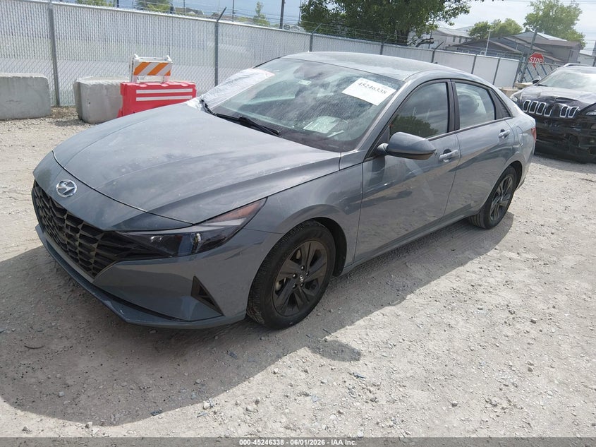 2022 Hyundai Elantra VIN KMHLM4AGXNU243797 IAAI salvage auction — FRONT END, Salvage (Illinois), sold $4,200 on 2026-07-28 (photo 2)