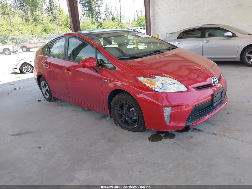 2014 Toyota Prius VIN JTDKN3DU6E1775431 IAAI salvage auction — LEFT FRONT, Salvage Title, sold $3,950 on 2026-07-29 (photo 1)
