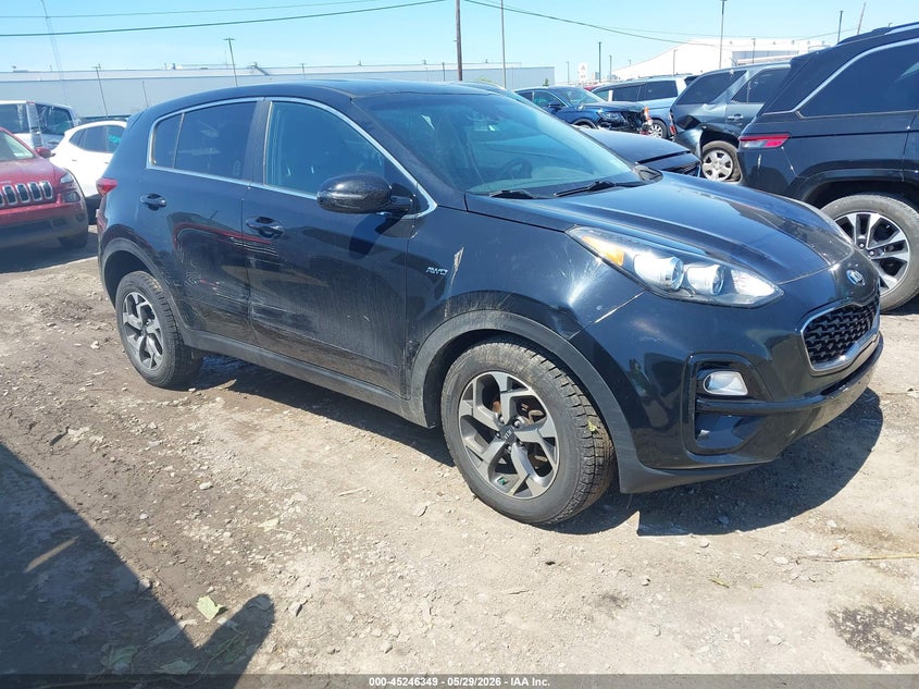2020 Kia Sportage VIN KNDPMCAC3L7805077 IAAI salvage auction — THEFT, Salvage Title, sold $3,925 on 2026-07-08 (photo 1)