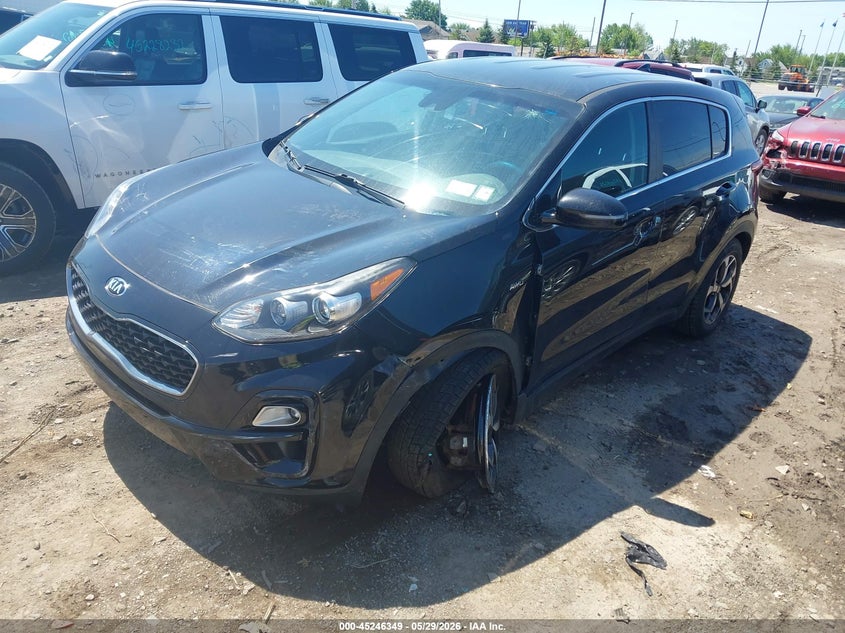 2020 Kia Sportage VIN KNDPMCAC3L7805077 IAAI salvage auction — THEFT, Salvage Title, sold $3,925 on 2026-07-08 (photo 2)