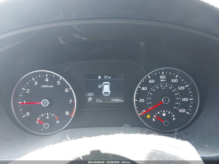 2020 Kia Sportage VIN KNDPMCAC3L7805077 IAAI salvage auction — THEFT, Salvage Title, sold $3,925 on 2026-07-08 (photo 7)