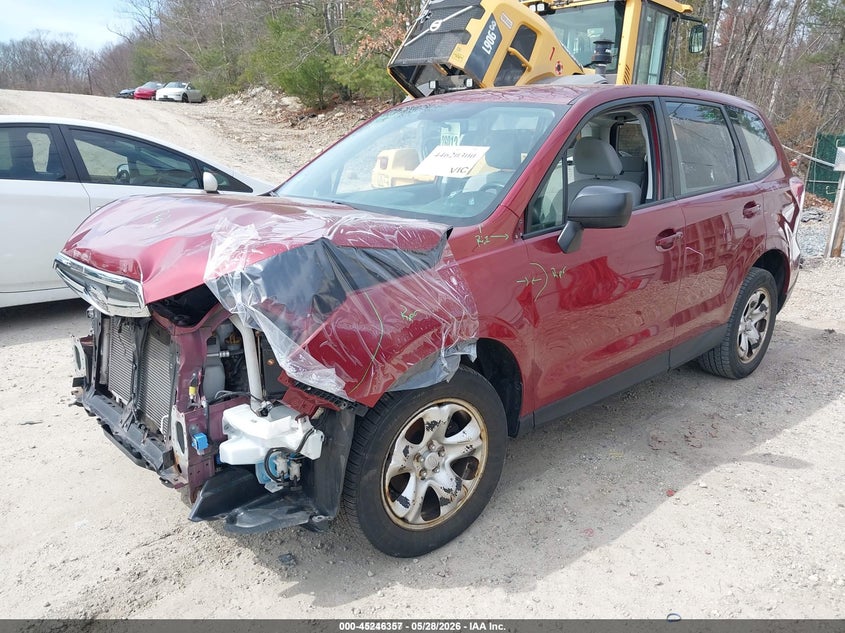 2016 Subaru Forester VIN JF2SJAAC4GH559858 IAAI salvage auction — FRONT END, Salvage Title, sold $800 on 2026-07-14 (photo 2)