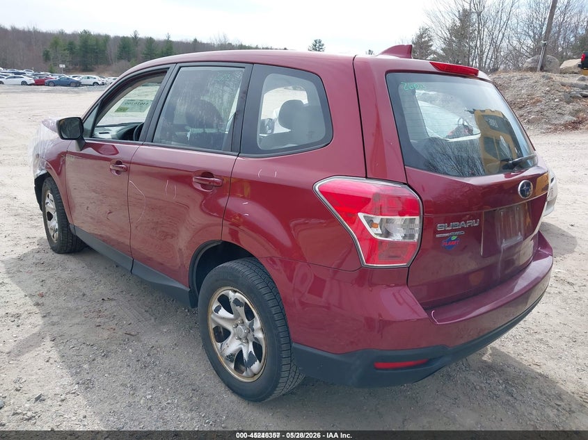 2016 Subaru Forester VIN JF2SJAAC4GH559858 IAAI salvage auction — FRONT END, Salvage Title, sold $800 on 2026-07-14 (photo 3)