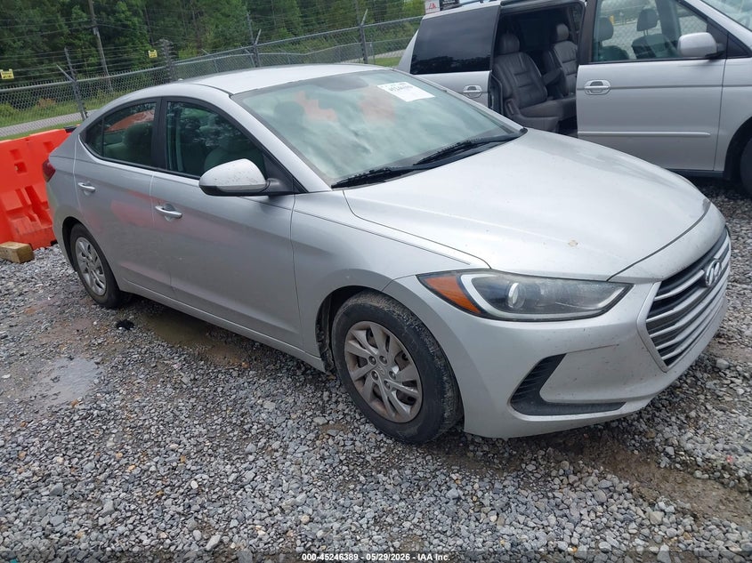 2018 Hyundai Elantra VIN 5NPD74LF8JH376101 IAAI salvage auction — FRONT END, Salvage Title, sold $25 on 2026-07-31 (photo 1)