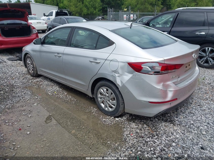 2018 Hyundai Elantra VIN 5NPD74LF8JH376101 IAAI salvage auction — FRONT END, Salvage Title, sold $25 on 2026-07-31 (photo 3)
